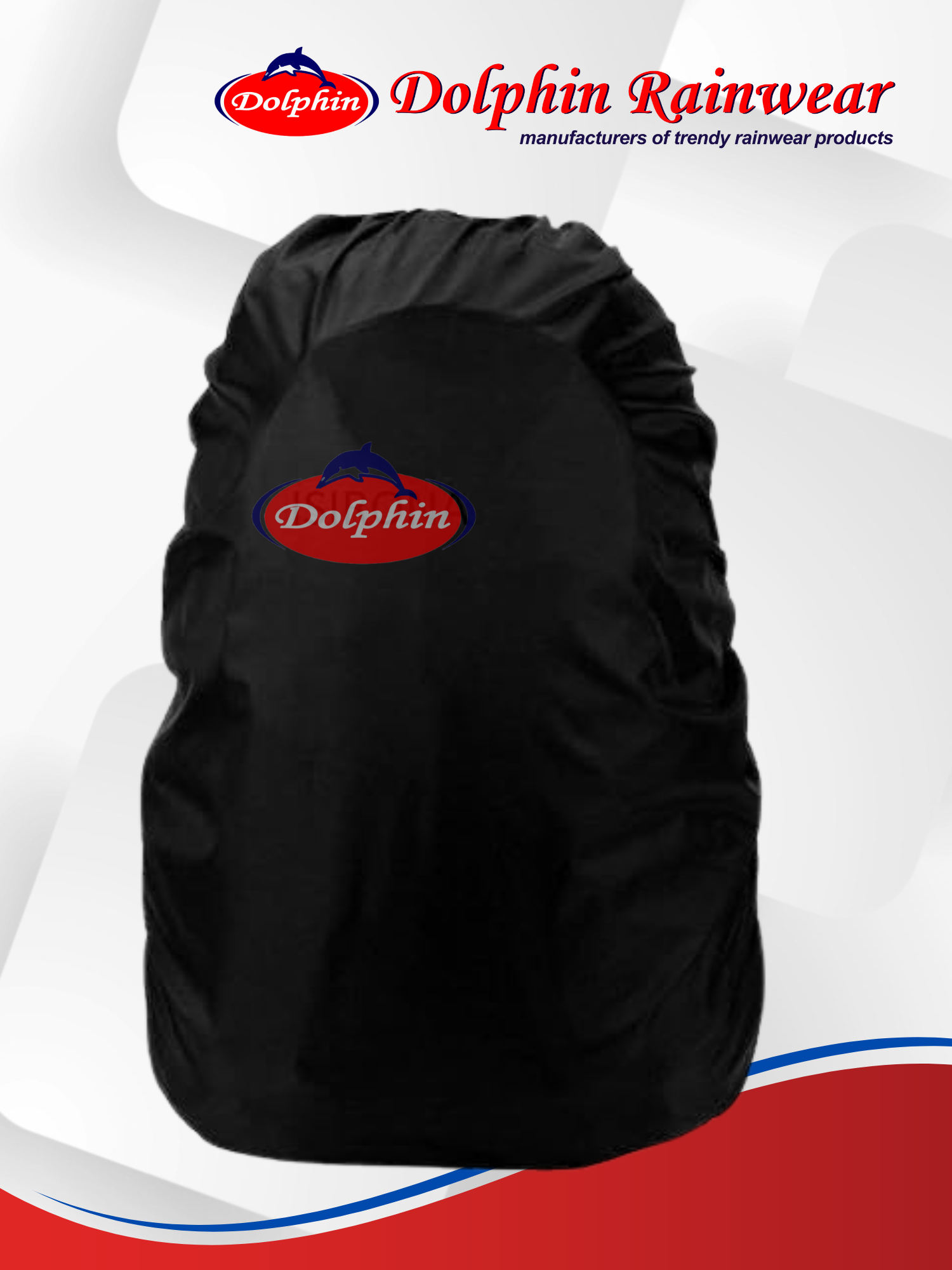 Rain Cover for Backpack Bags with Pouch (Black Colour)_1